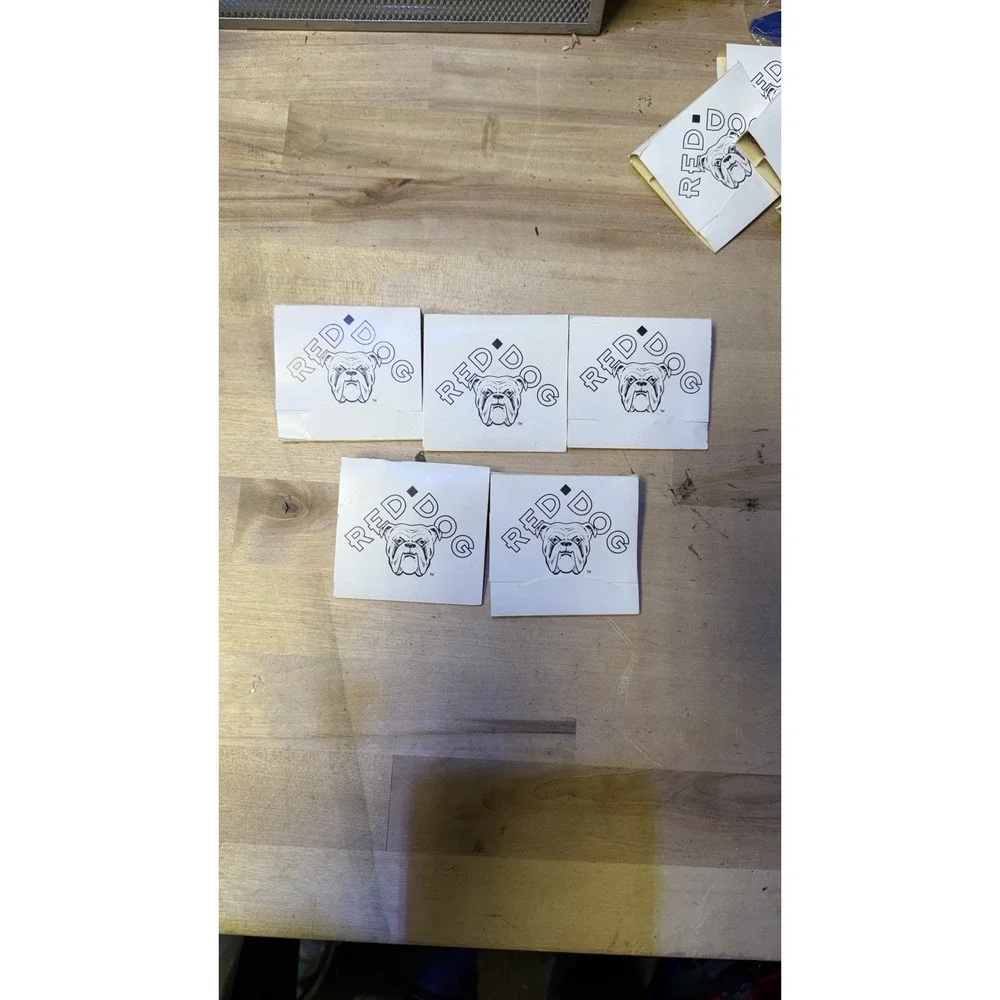 Red‎ Dog Logo Golf Tees Set of 5 - Red - In Original Pack/Envelope